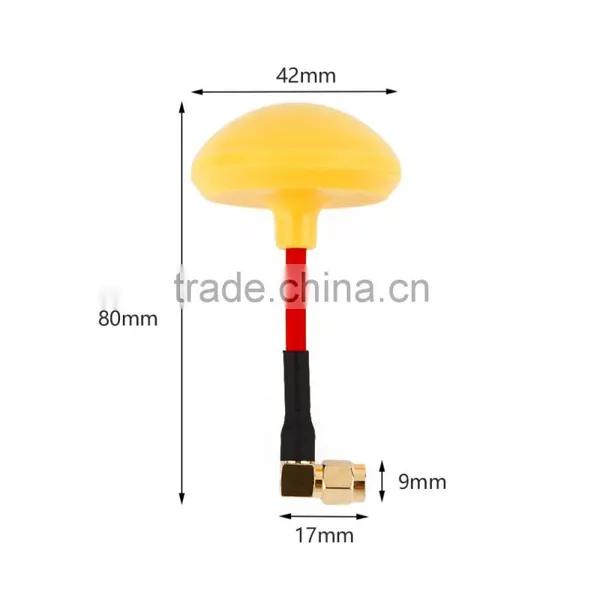 Yellow L Inner Bore Mushroom Antenna 5.8GHz FPV Transmitter & Receiver photo-6