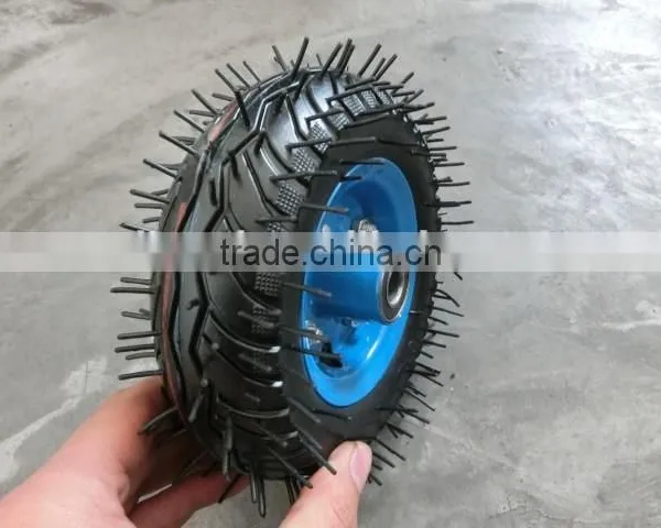 6x2 Rubber Wheel for Trolley Use 6"" Pneumatic Rubber Wheel photo-2