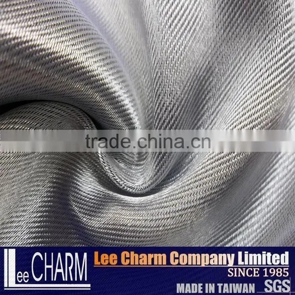 Solid Woven Blackout Window Curtain Fabric