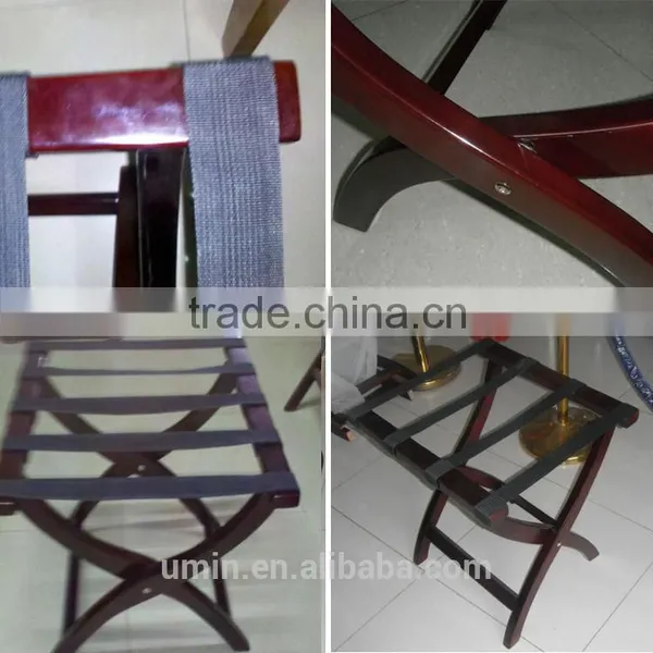 Hotel Wooden Luggage Rack Stand photo-3