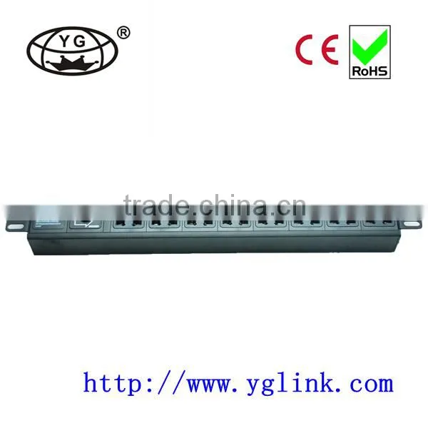 10A 19"1.5U 8ways Universal Type PDU With Overload Protection