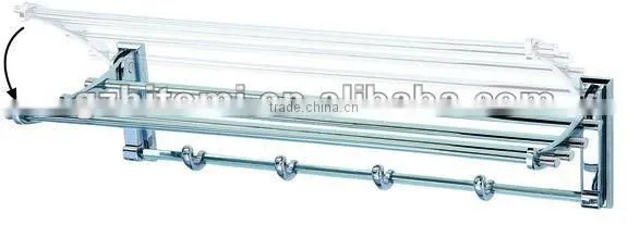 Stainless steel Bathroom shelf with hook