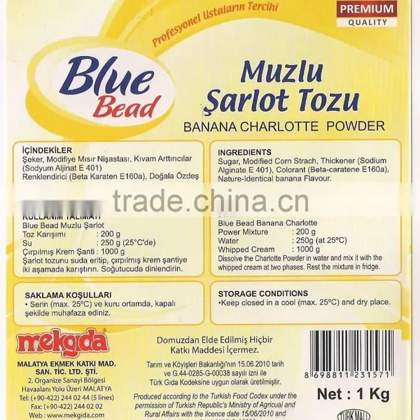 CHARLOTTE POWDER TO PREPARE CAKE AND PASTRIES (GENERAL LIST) photo-5