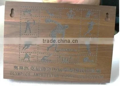 Custom Logo Printing Wood Coin Boxes Wholesale