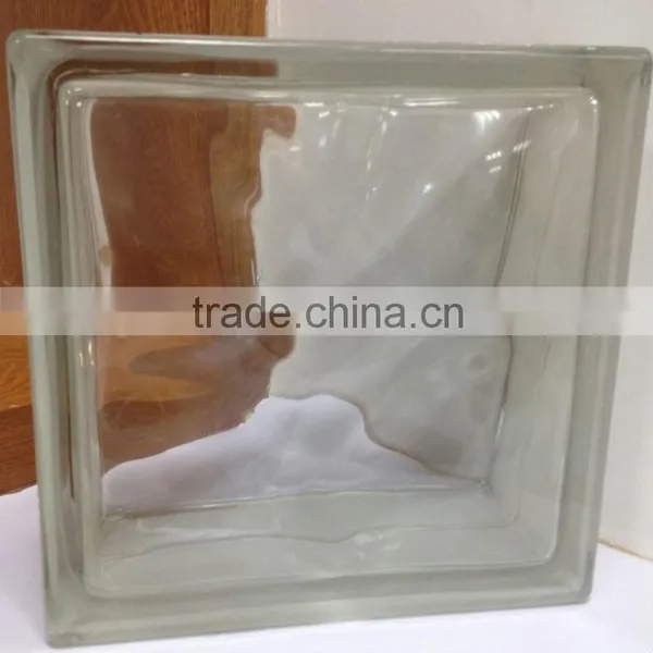 190x190x80mm Colored Cloudy Glass Block for Decoration