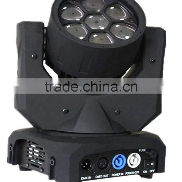 Osram 7pcs 10W RGBW 4 In1 Bee Eye Led Mini Professional Moving Head Light photo-2