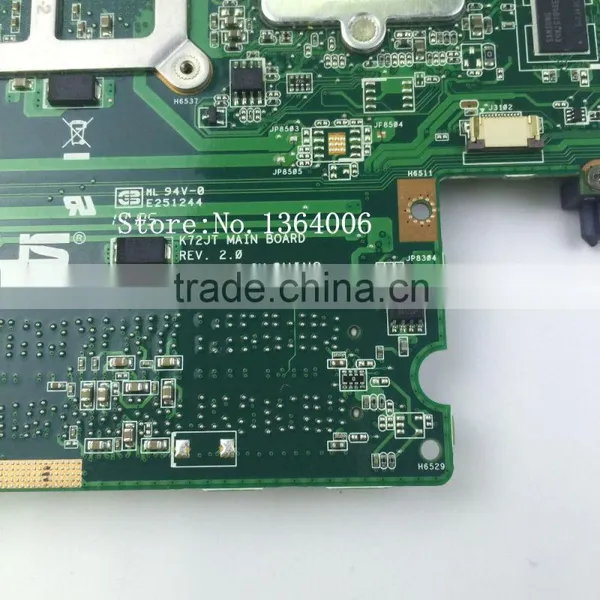 For ASUS K72JR K72JT REV 2.0 K72JK Laptop Motherboard Ati HD6370 100% Tested Free Shipping photo-3
