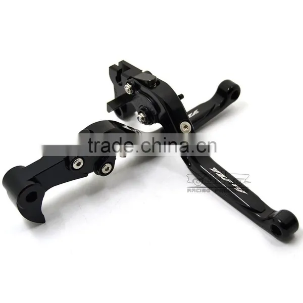 LS-001-R115 Wholesale Foldable Extendable CNC Aluminum Motocross Brakes Clutch Levers For Yamaha R1 photo-2