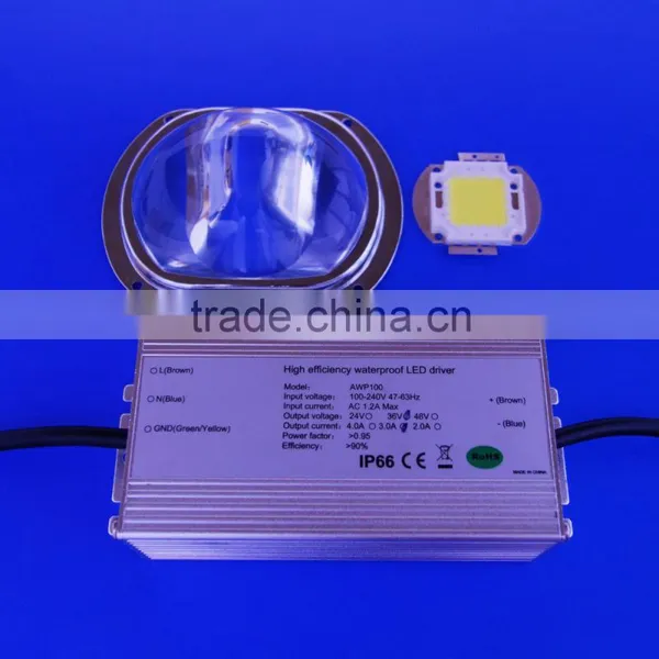 Led Plano Transparent 100w Glass Lens For Street Light photo-3