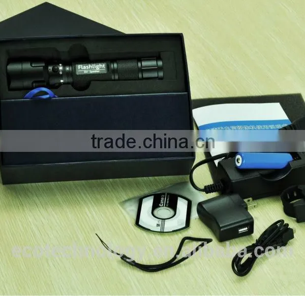 52$ MP3 720P Vandalproof Waterproof LED HD Flashlight DV With Speaker FL003 photo-2