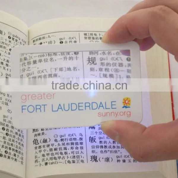 Credit Card Magnifier Promotional Custom Plastic Credit Card Size photo-6