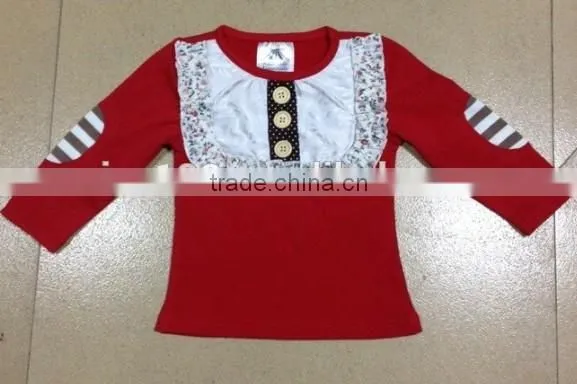 2015 Summer Beautiful Kid Clothing Manufacturer European Cool Girls Kids T-shirts Design photo-2