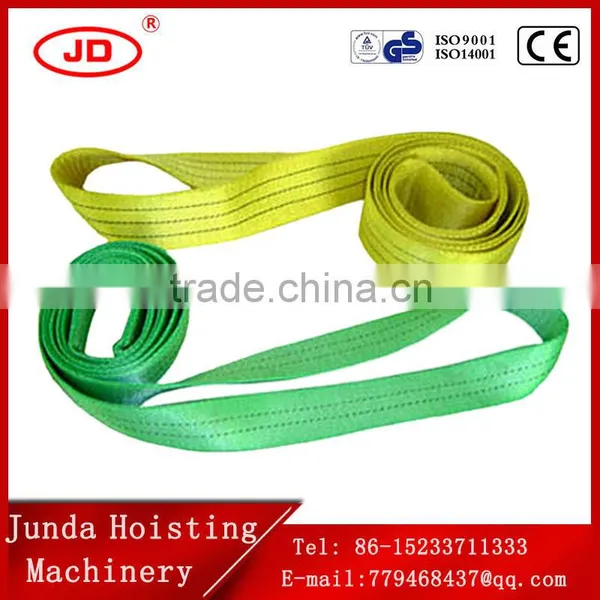 50mm 2000KG Polyester Flat Webbing Sling/Lifting Sling Belt for Steel Pipe photo-3