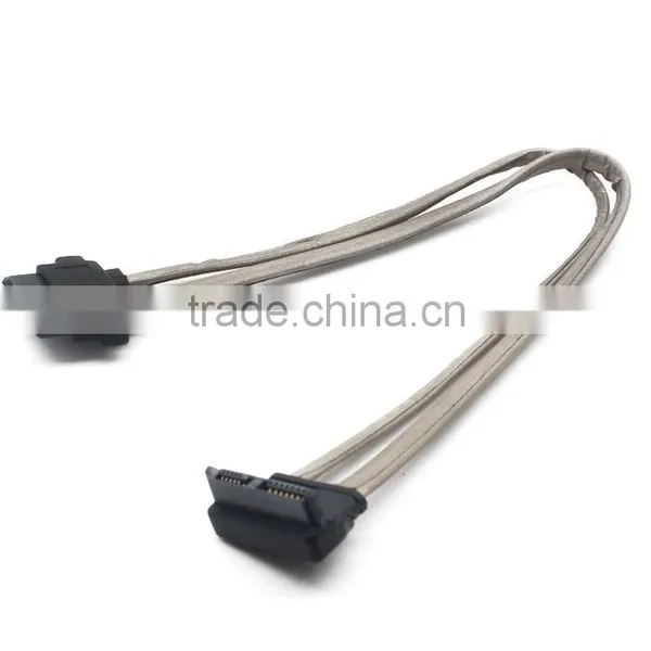 7+6 Right Angle to Straight Naked Electric Protective Shielding Hard Disk Sata Data Cable photo-4