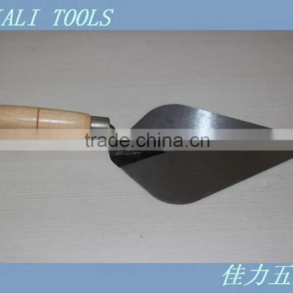 Carbon Steel Bricklaying Trowel / Wood Hand Bricklayers' Tools / Building Tools photo-3