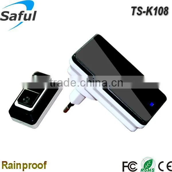 Volume Adjustable Wireless Door Bell 36 Ring Tones Optional Ding Dong Doorbell Sound
