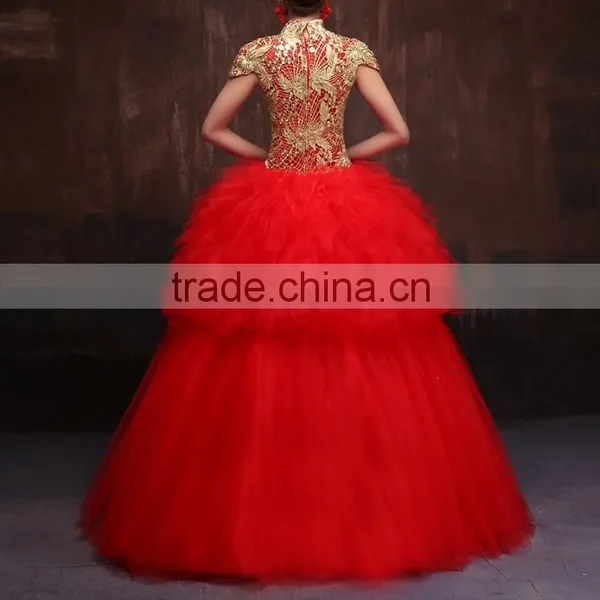 Good Quality Women Bead Embroidered Evening Dress photo-2