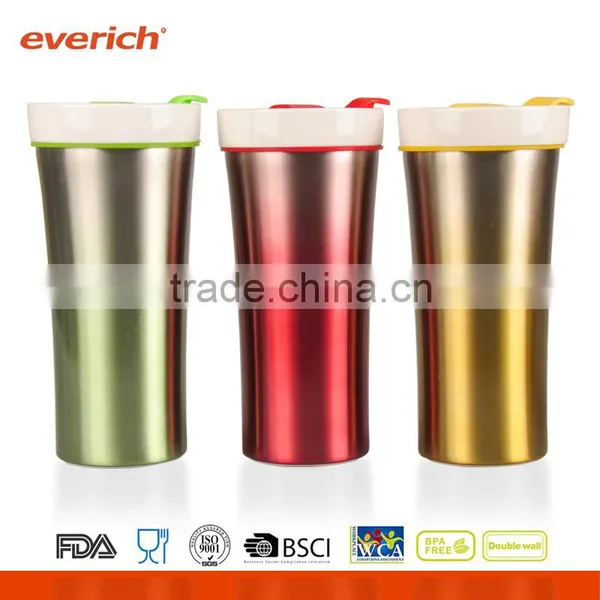 2015 Best Selling Plain White Ceramic Mug With Lid photo-3