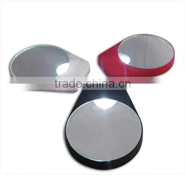 Single Side Plastic Led Lighted Mirror Magnifying Suction photo-3