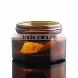 Best Selling 50g Amber Glass Jar With Alumininum Cap photo-3