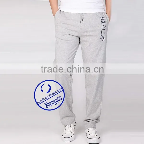 Custom 100% Cotton Wholesale Casual Long Men Jogger Pants photo-2