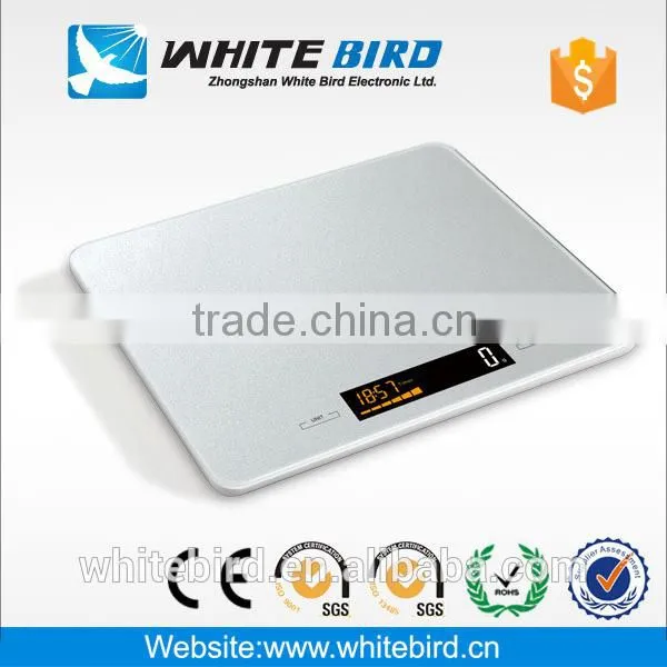 5kg/1g LCD Electronic Digital Tempered Glass Temperature Display Glichen Kitchen Scale photo-4