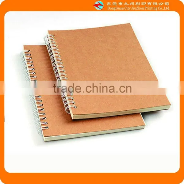 2015  print recycle kraft paper blank notebook