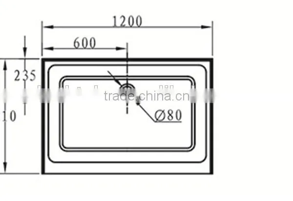 SUNZOOM Usa Shower Base,shower Pan,hot Sell Shower Tray photo-2