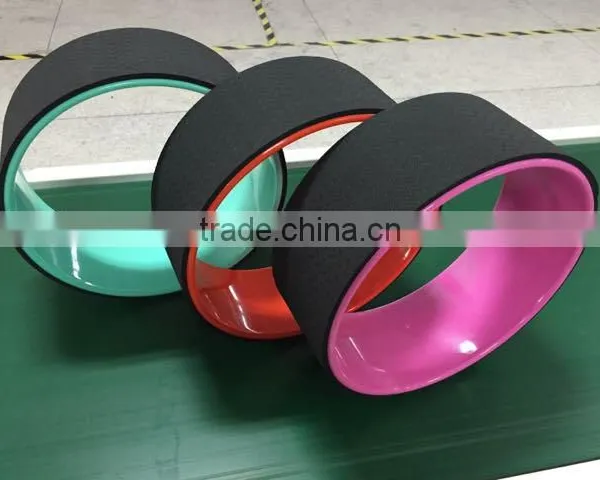 40x15cm Size Factory Wholesale Different Colors Back Training PVC Yoga Wheel photo-6