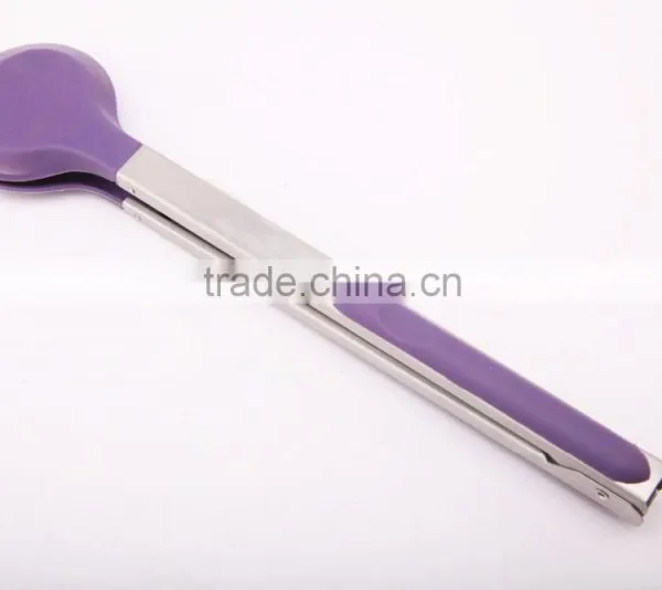 FDA LFGB Certification Silicone Food Tongs Salad Tongs of Kitchen Tools