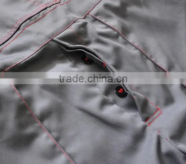 2014 Wholesale New High Quality Fashion Long Sleeves With Bib Pants European Labour Working Workwear photo-6