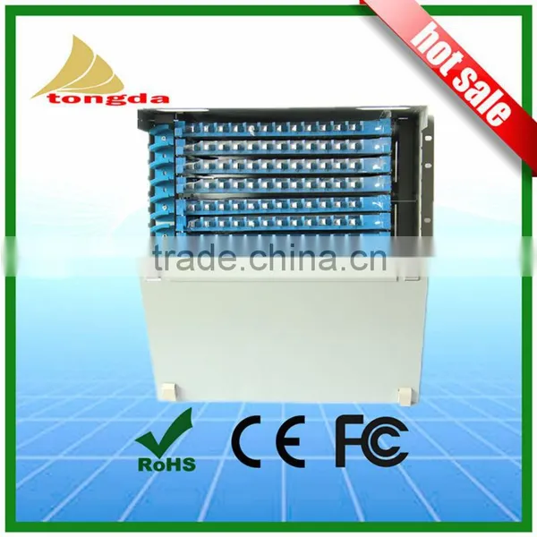 FTTH CATV CCTV 12/24/48/96/144 Core Rack Mount 19 Fiber Optic Odf photo-2