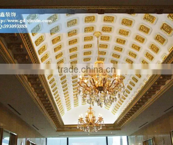 Polyurethane Carved Corner Cornice for Home & Interior Decoration photo-2