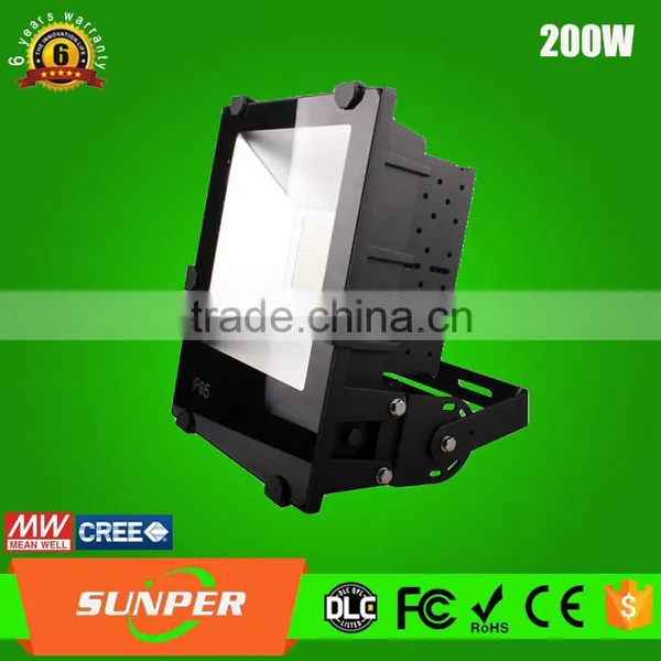 Led Flood Lighting DLC 200w Aluminum Body 5 Years Warranty photo-4