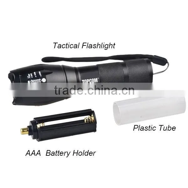 2015 New 2000 Lumens Zoomable Led Tactical Police Flashlight photo-3