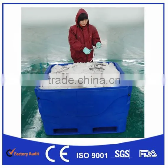 Large Size 1000L Plastic Fish Transport Box, Cold Chain Box for Fish Carrying photo-3