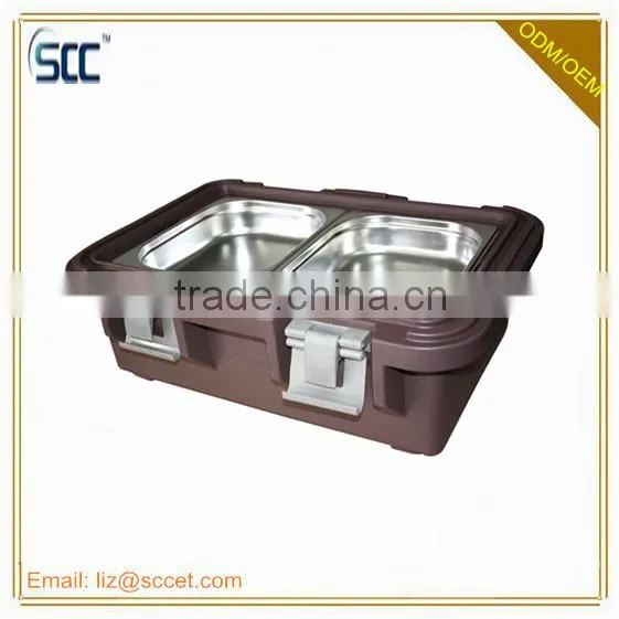 Insulated Plastic Top Loader, Top Loading Food Carrier, Hold up GN Pans photo-4