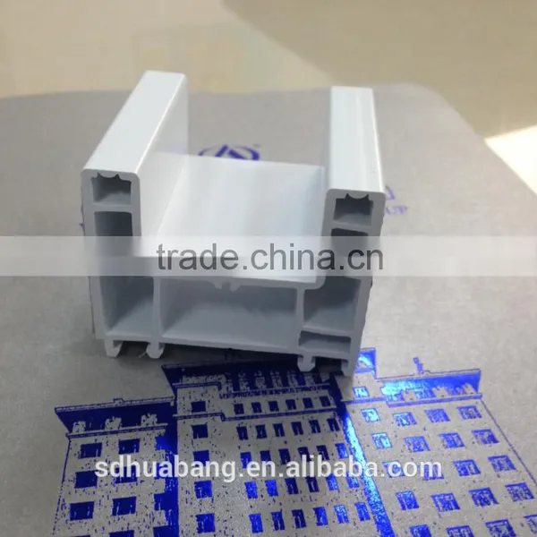 U-shaped Pvc Plastic Profile 62 Two Track Upvc Profile photo-3
