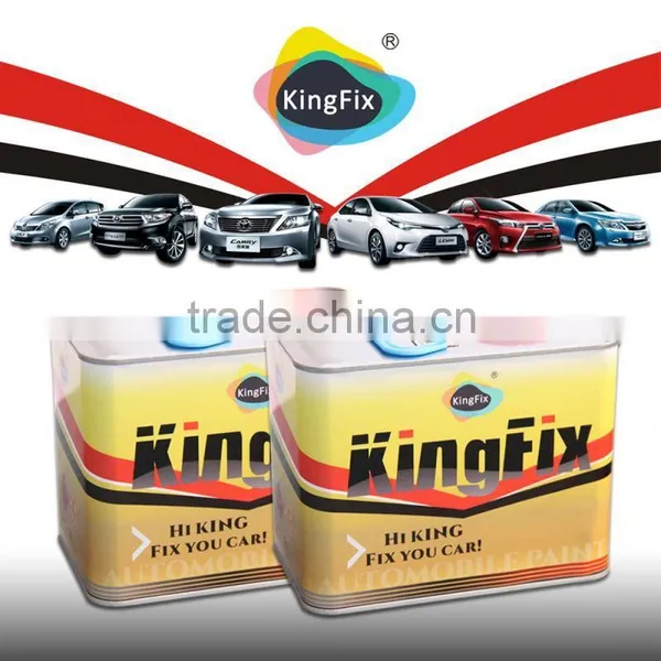 Free Samples KINGFIX 2k Solid Color Mixing Binder for Auto Paint photo-3