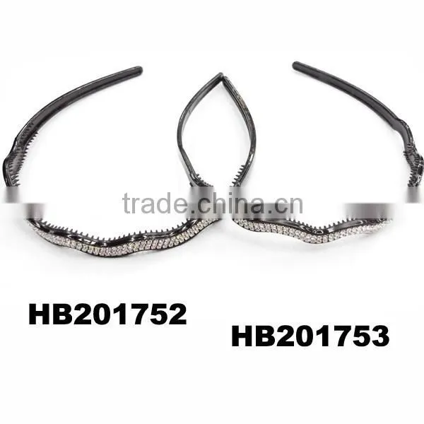 Bulk Cheap Wholesale Rhinestone Plastic Headbands With Teeth photo-2