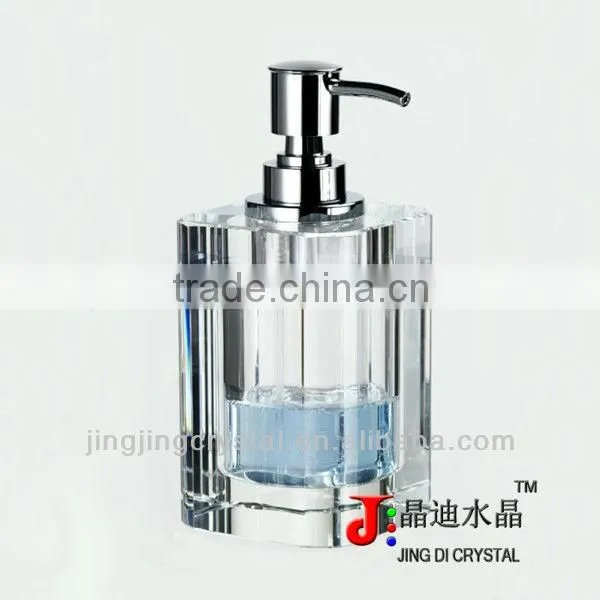 2016 Crystal New Design Empty Glass Hand Wahing Liquid Bottle photo-6