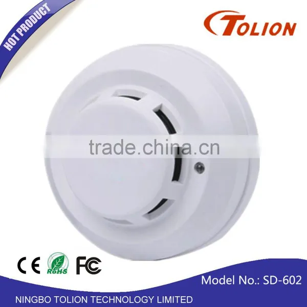 German Beat Value 4 Wires Smoke Detector With Chinese Battery Selbstklebende Pad Smoke Detector photo-3