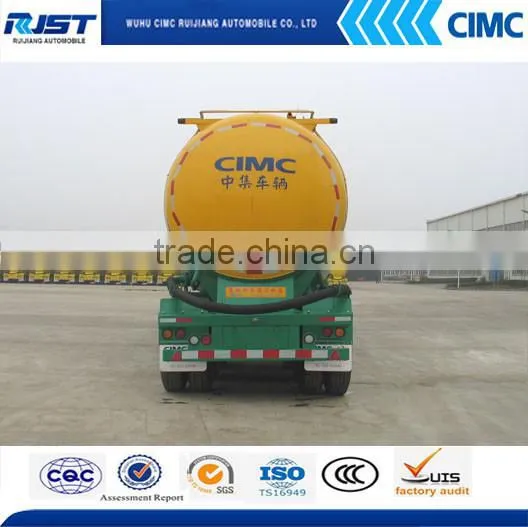 CIMC 60m3 3 Axle Bulk Cement Tank Semi Trailer photo-5