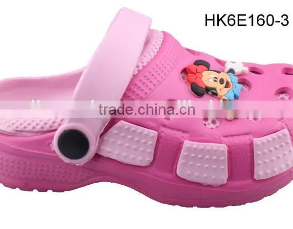 2016 Double Layer Colorful Printing Upper Kids Clogs, Anti Skiding Dots Clogs photo-4