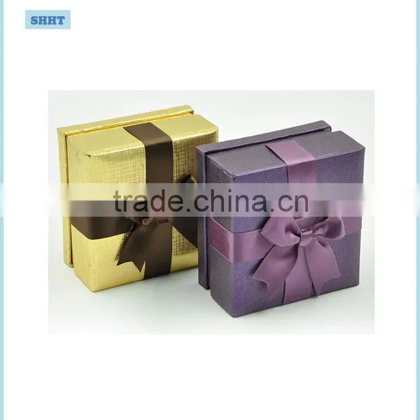 Lovely Custom Made Paper Packaging Gift Box With Colorful Ribbon photo-2