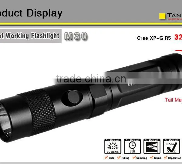 High Powerful 2015 Emergency Magnet Tactical Led Flashlight photo-2