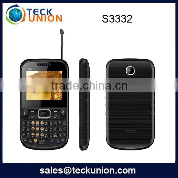 S3332 2.2inch Qwerty Keybiard Cellular Handphone Support tv Function