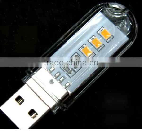 3 LED USB Light Flash Drive USB Light 3 LED USB Night Light Lamp , Usb Led Factory Wholesale Price Stock Available photo-2