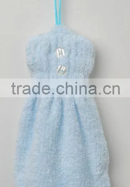 Patent Super Absorbent Microfiber Hanging Hand Towel Wholesale photo-5