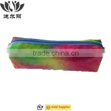Promotional Red Leather Makeup Bag Pencile Case photo-4